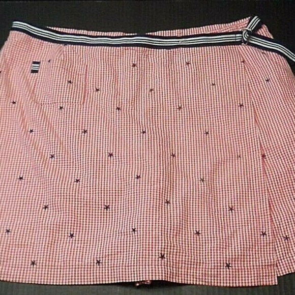 Sag Harbor Pants - Sag Harbor Womens Skort 16W Patriotic Stars